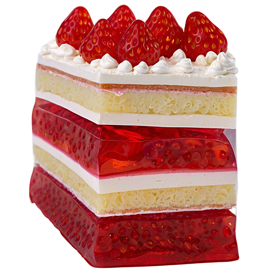 Strawberry Jelly Cake Png 06212024