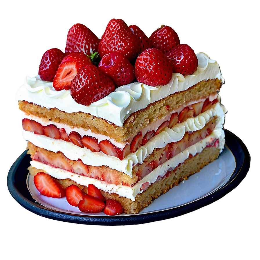 Strawberry Layer Cake Png 58