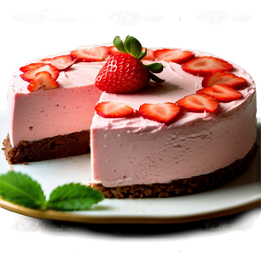 Strawberry Mousse Cake Png 06212024