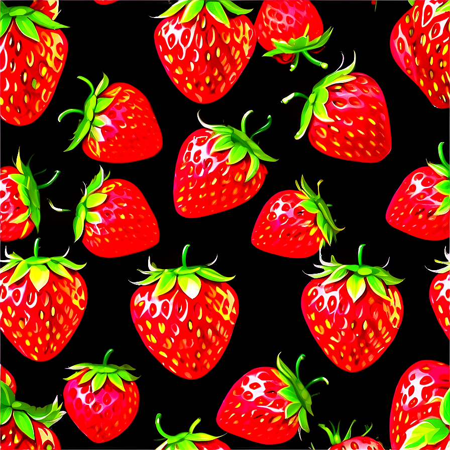 Strawberry Pattern Png 05042024