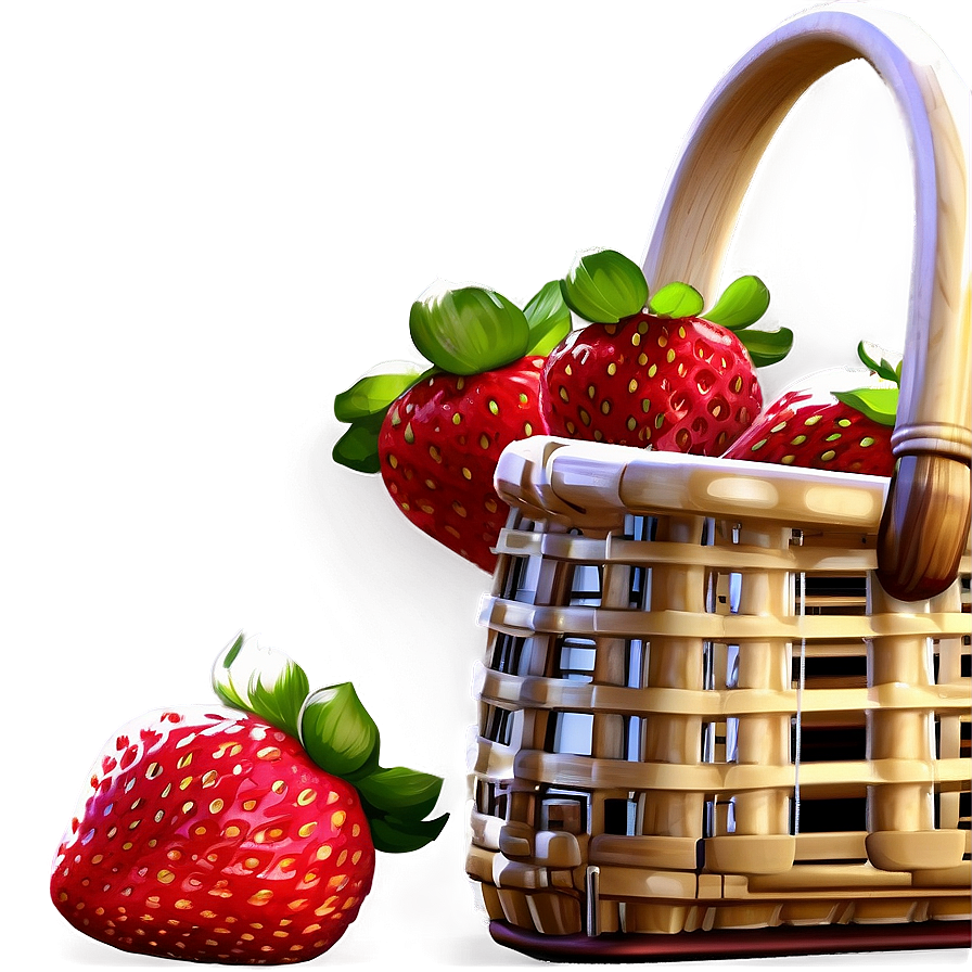 Strawberry Picnic Cute Png Jmb44