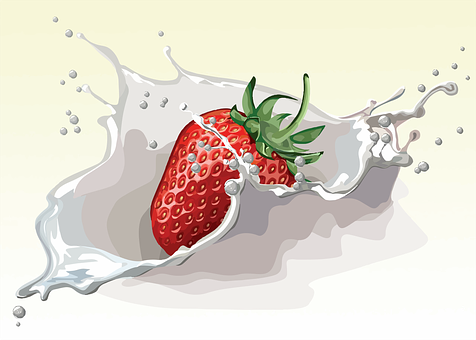 Strawberry Splash Art