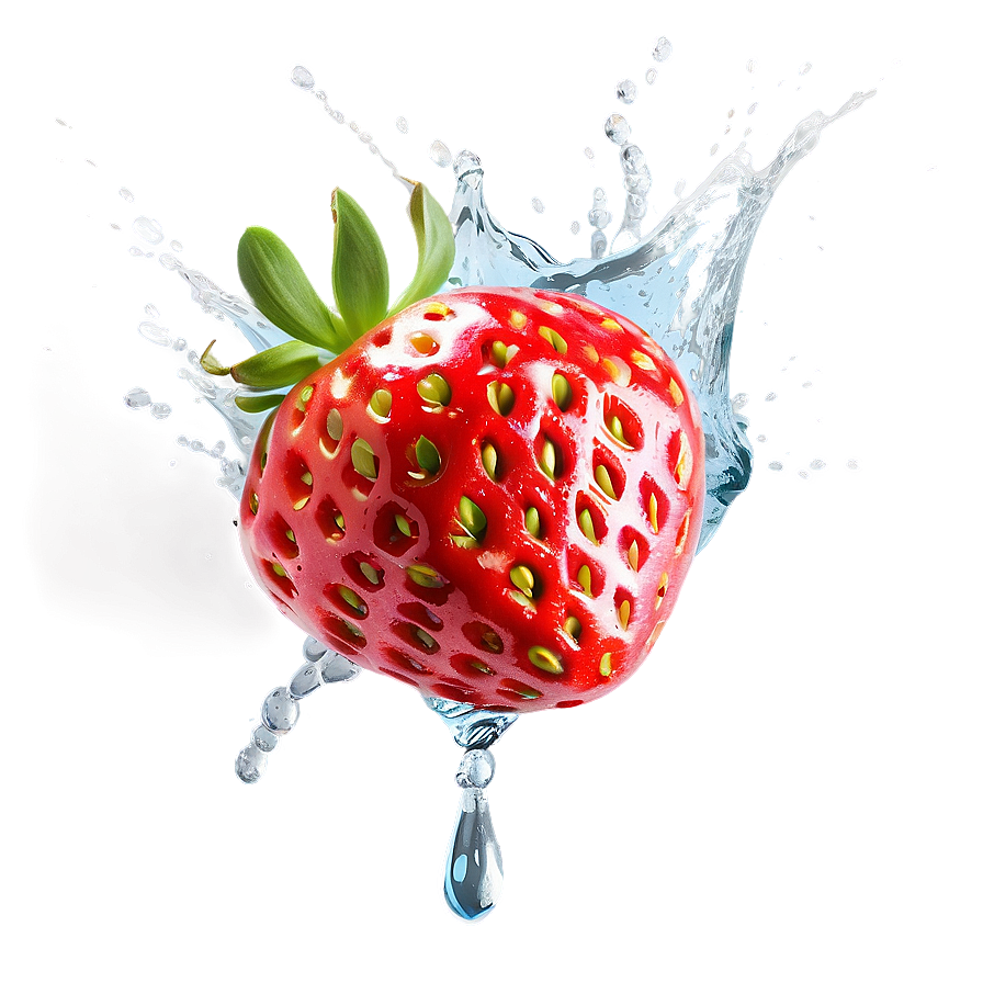 Strawberry Splash Png 05042024