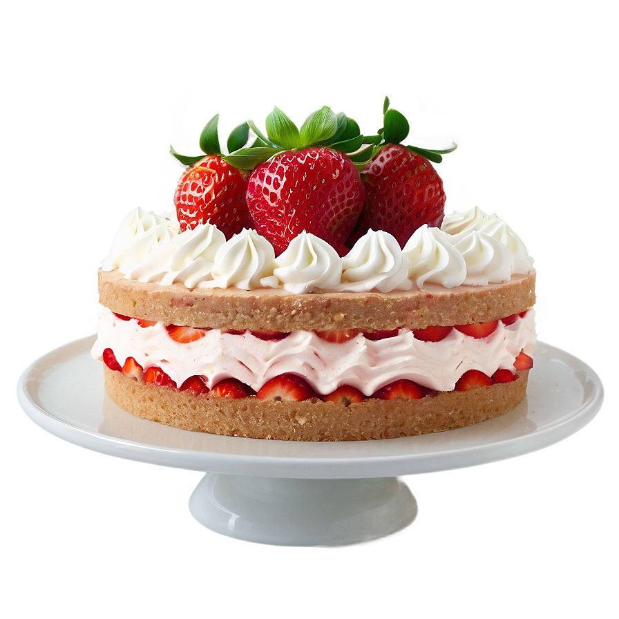 Strawberry Sponge Cake Png 06212024