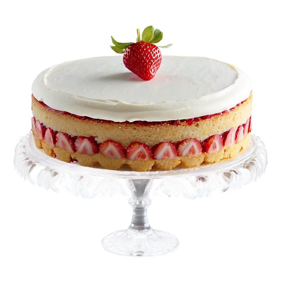 Strawberry Sponge Cake Png Dxw