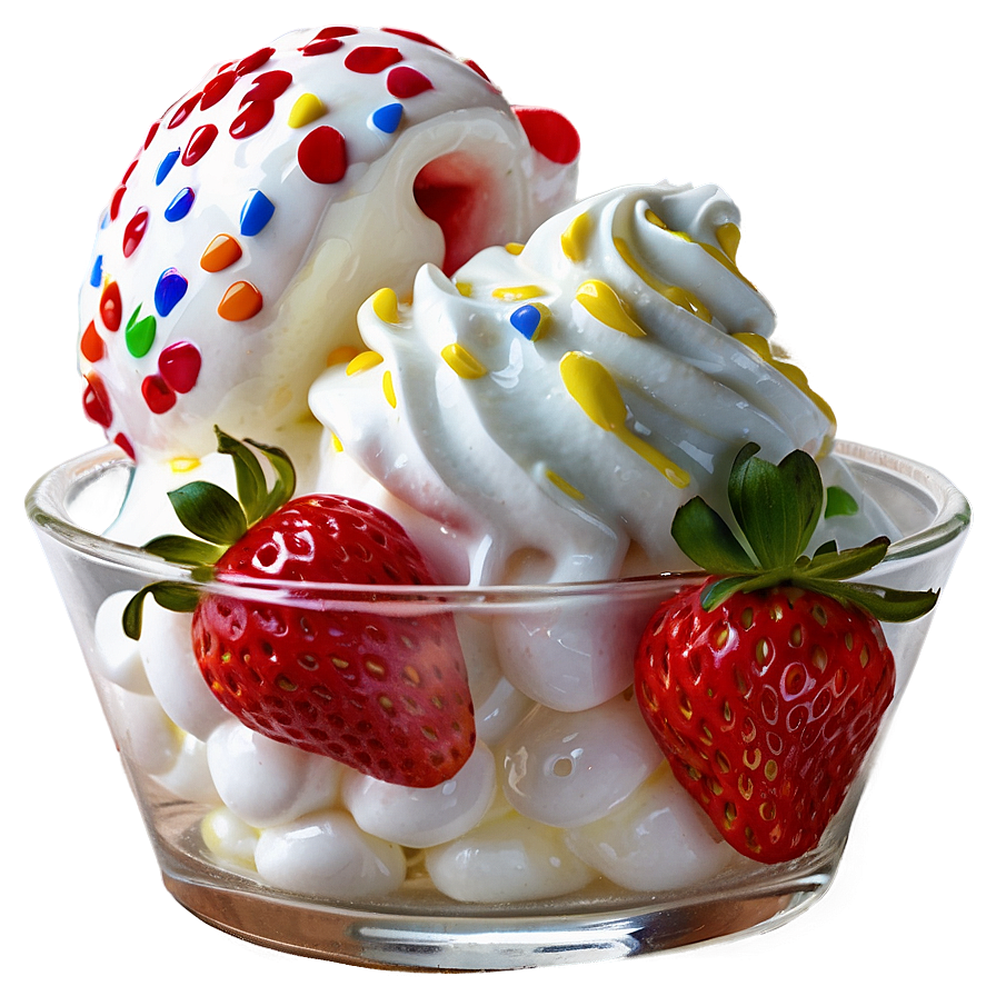 Strawberry Sundae Png Orx96