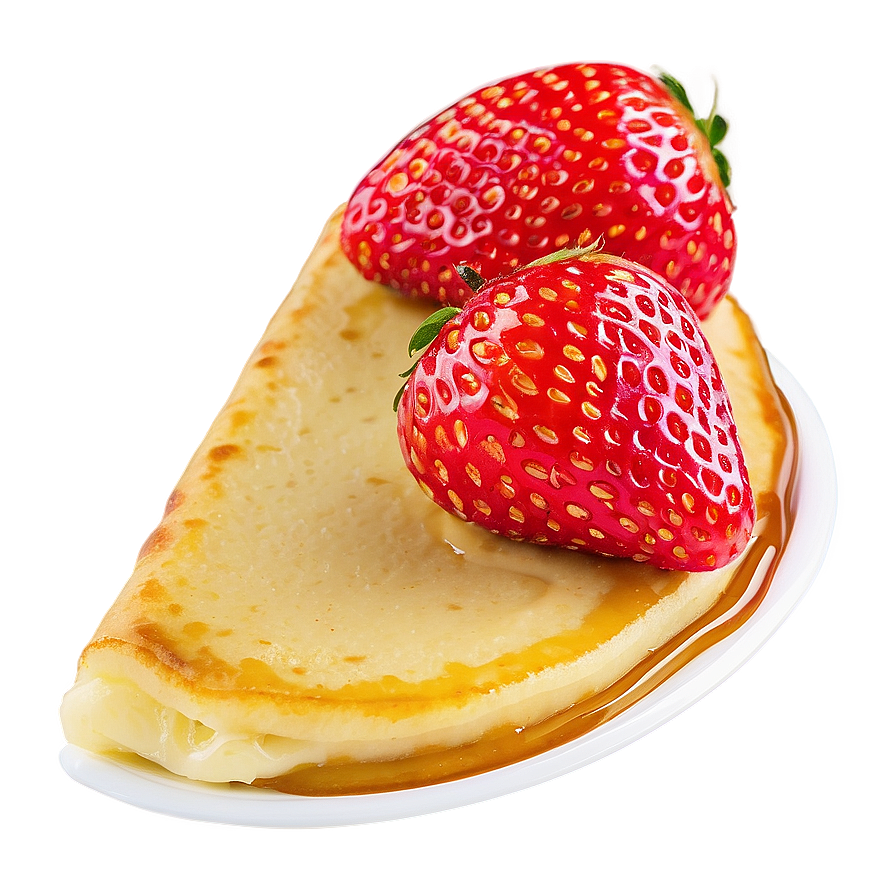 Strawberry Topped Pancake Png 05242024