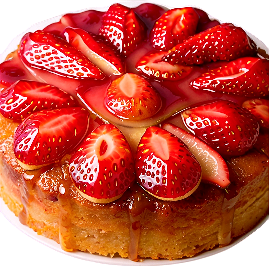 Strawberry Upside Down Cake Png 25