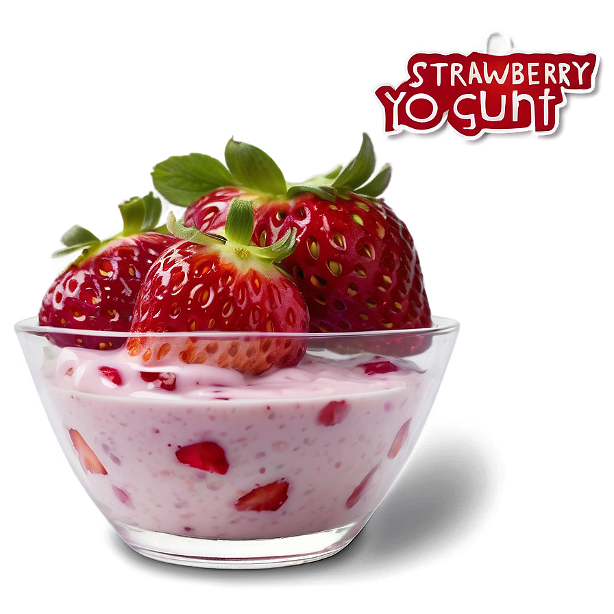 Strawberry Yogurt Png Ocx