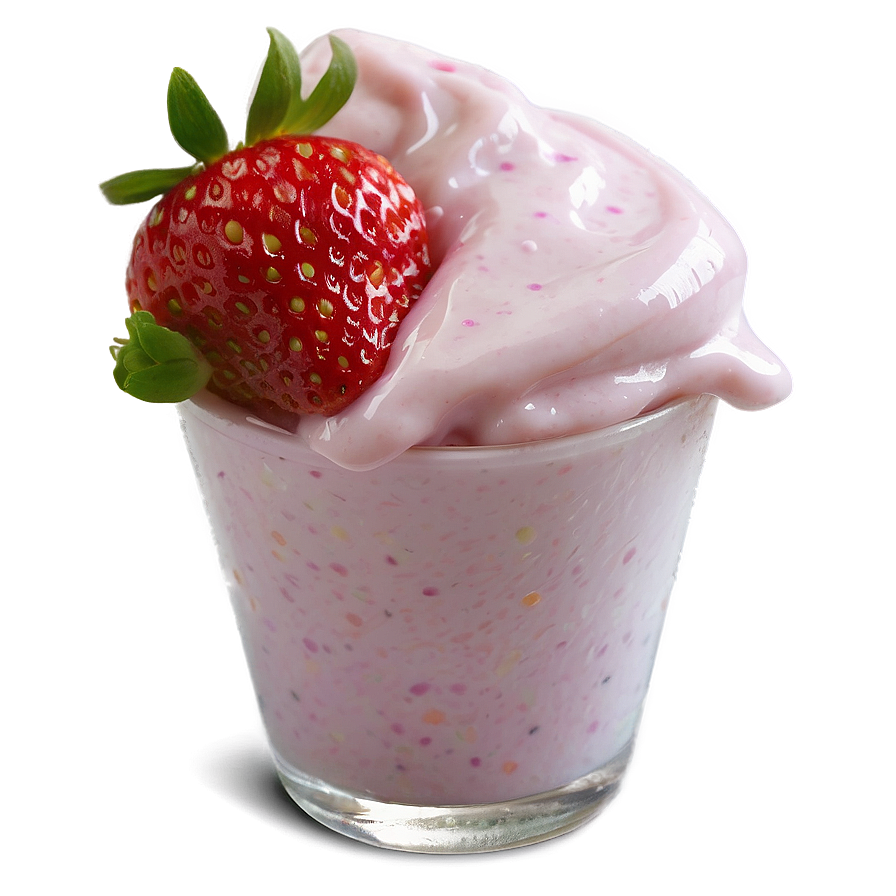 Strawberry Yogurt Png Umd