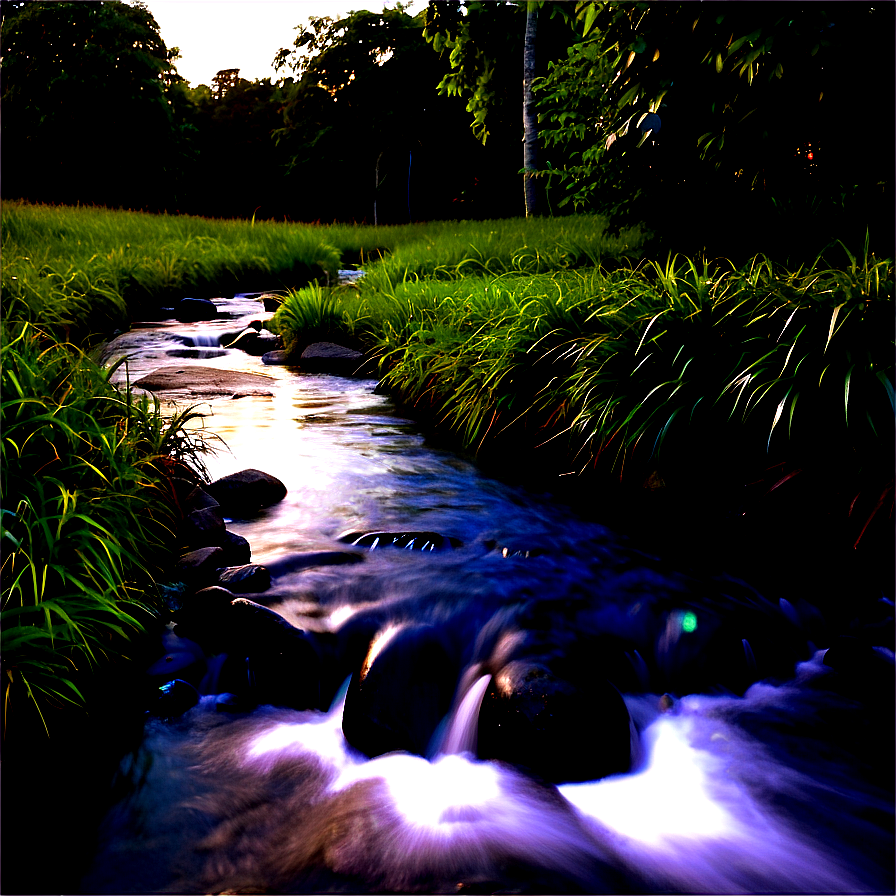 Stream In Urban Park Png 06262024