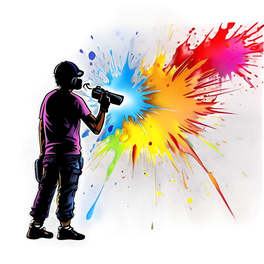 Street Art Spray Paint Png 28