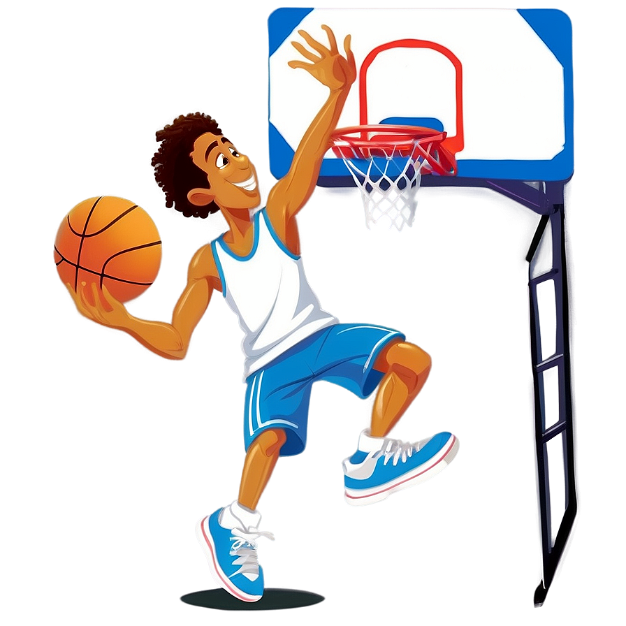 Street Basketball Cartoon Png Men