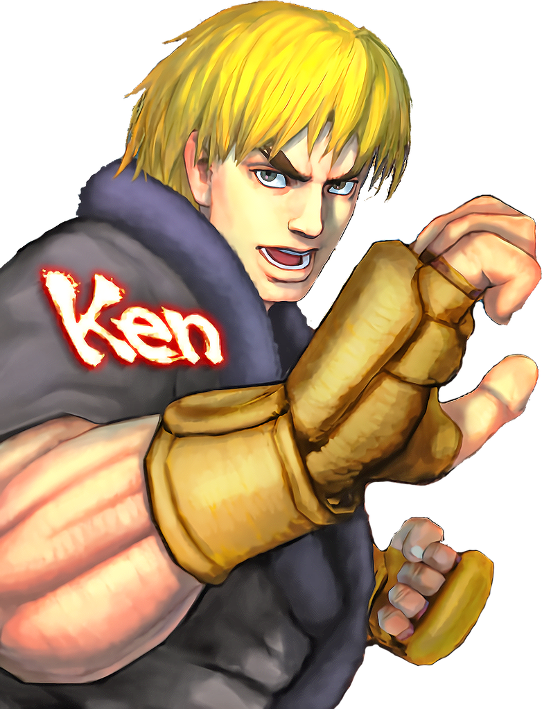 Street Fighter Ken Masters Readyfor Battle