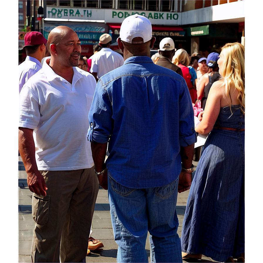 Street Performance Spectators Png 66