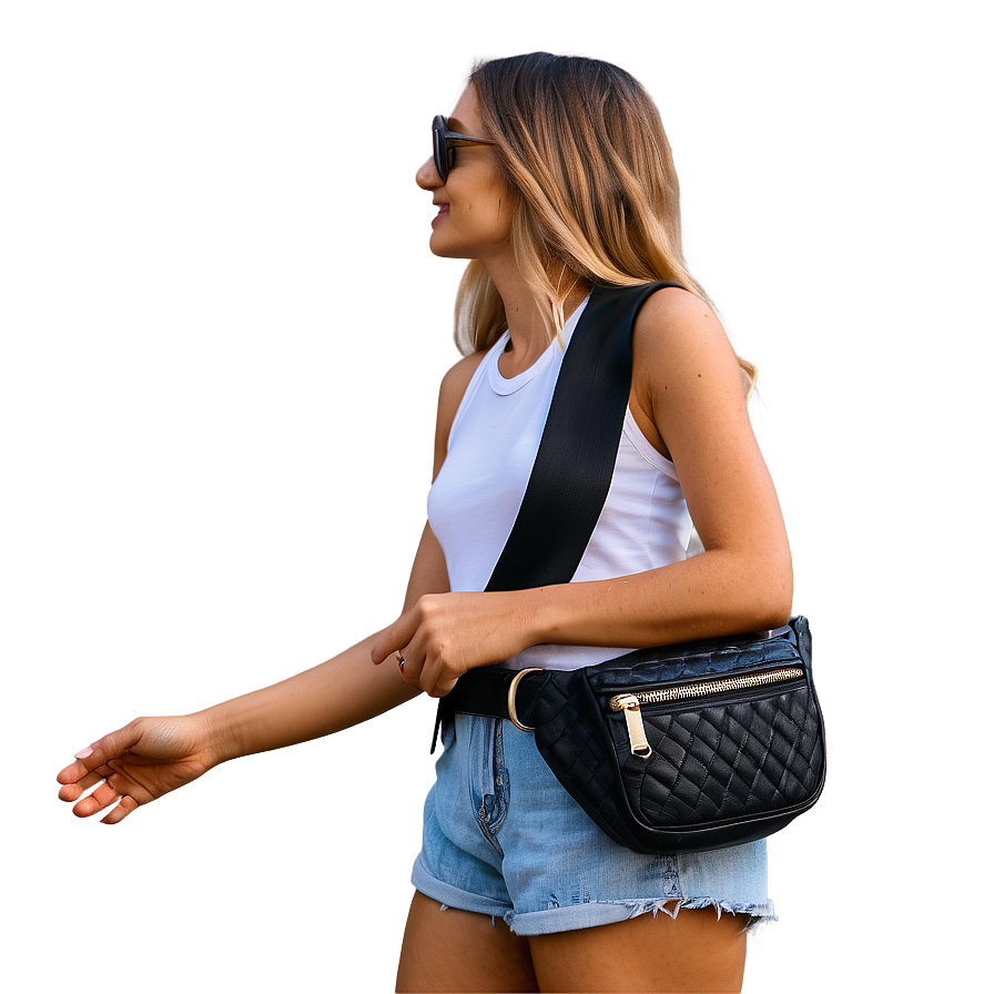 Street Style Fanny Pack Png 83