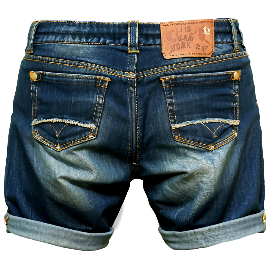 Stretch Denim Jorts Png Wih