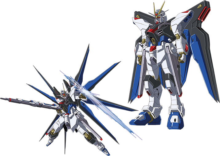 Strike Freedom Gundam Dual Poses