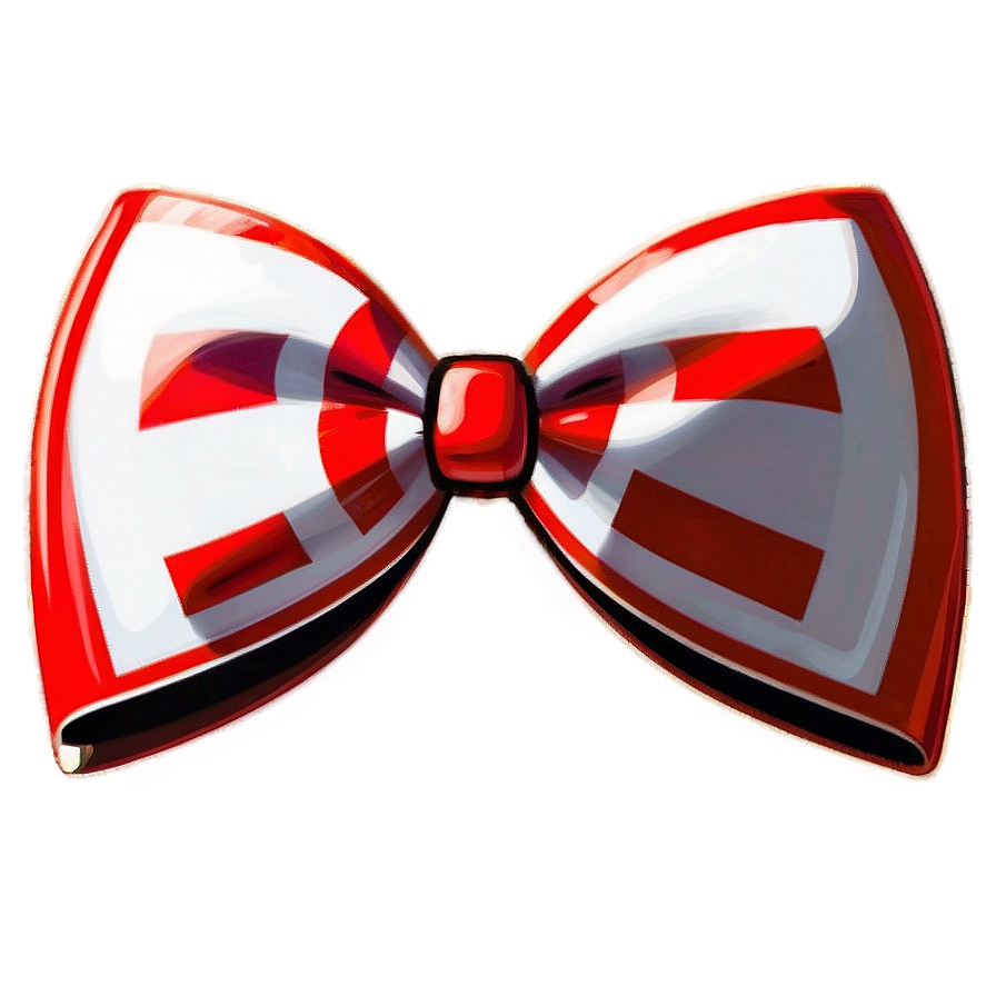 Stripe Red Bow Png Pyd