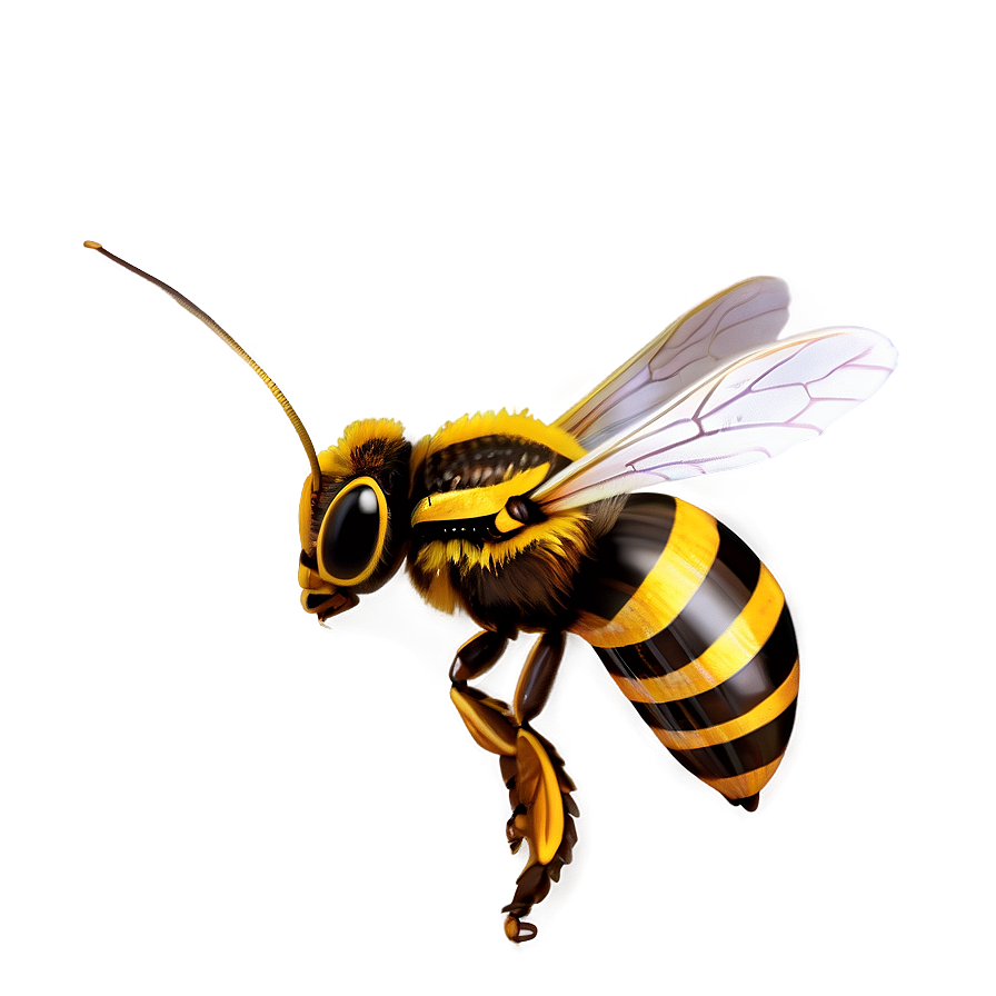 Striped Bee Png 05232024