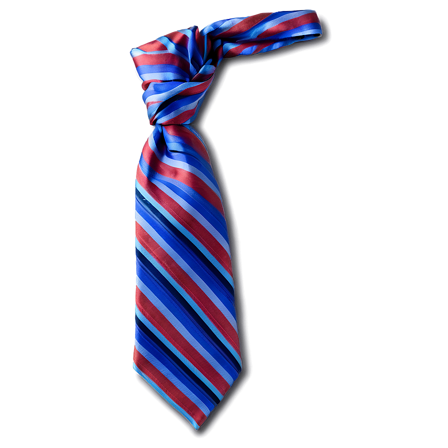 Striped Business Tie Png Vfn64