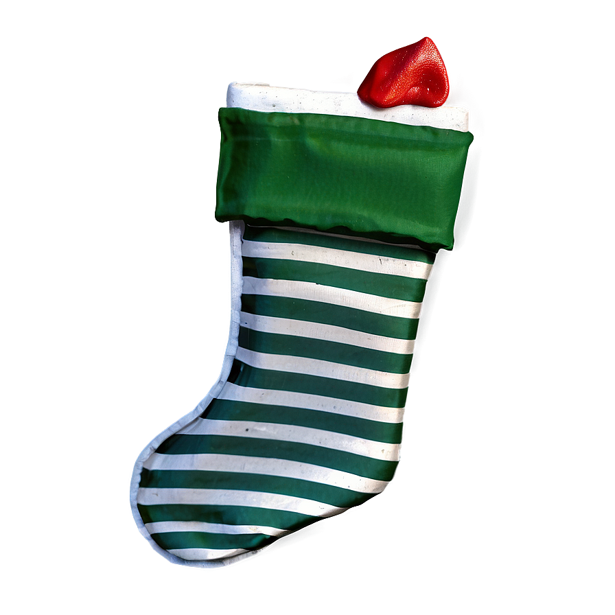 Striped Christmas Stocking Png 06132024