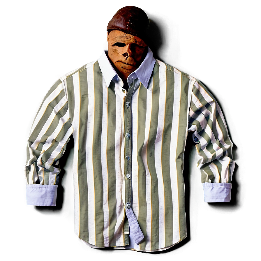 Striped Collar Shirt Png Yva