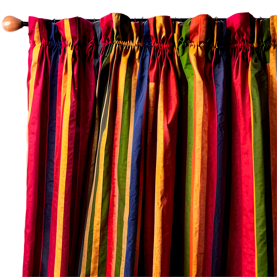 Striped Curtains Png Dws