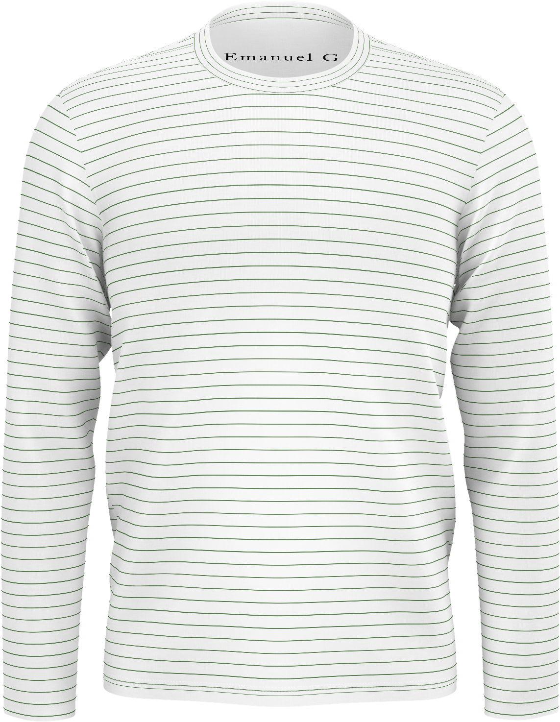 Striped Long Sleeve Shirt Mockup
