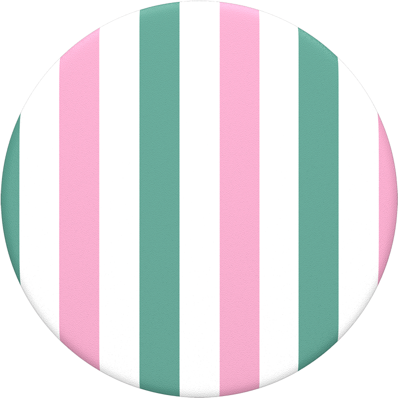 Striped Pinkand Green Circle Background