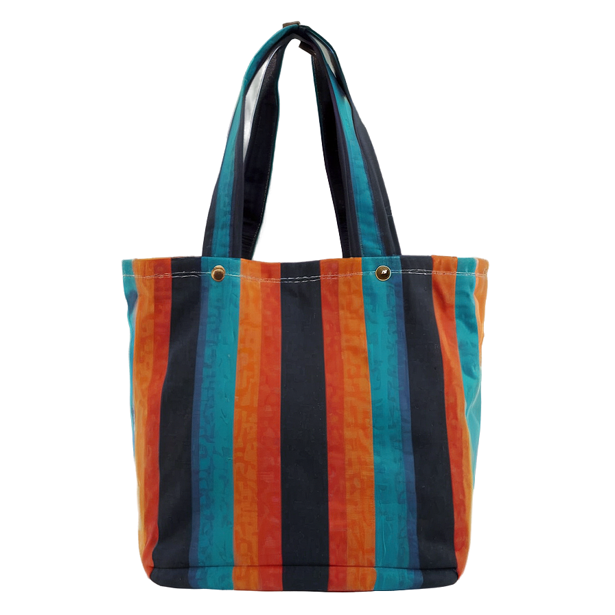 Striped Tote Bag Png 92