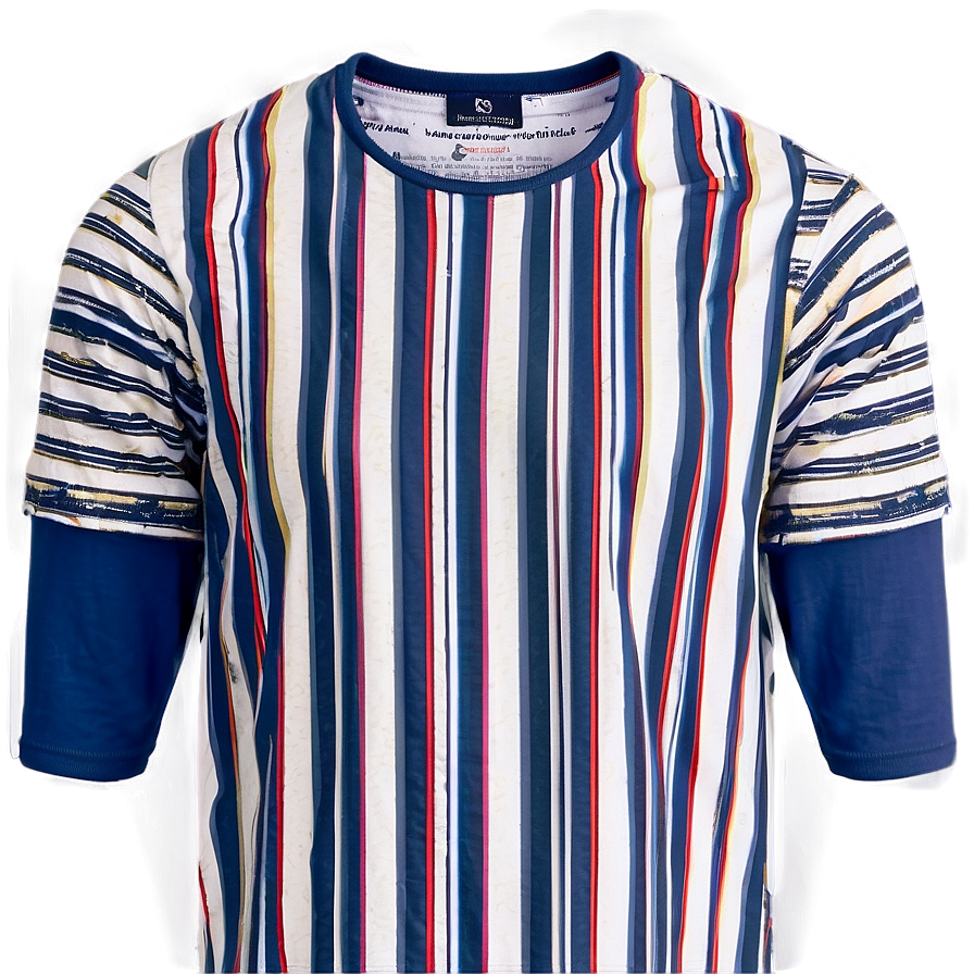 Striped Tshirt Look Png 05252024