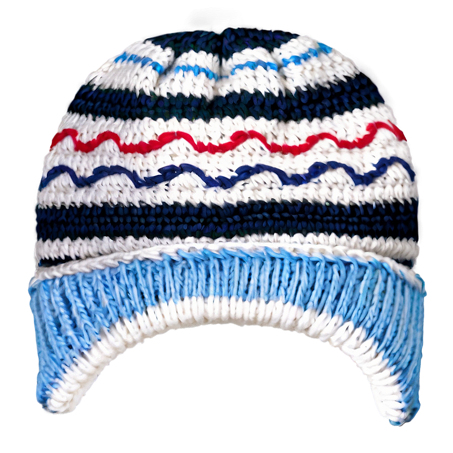 Striped Winter Hat Png Vfy