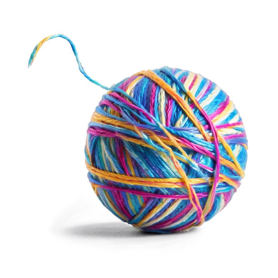 Striped Yarn Ball Png Eky61