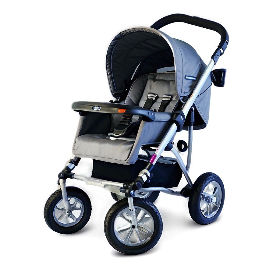 Stroller With Big Wheels Png Fpr62