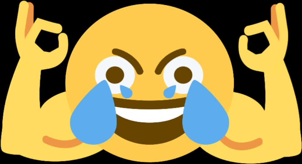 Strong Laughing Emojiwith Tears