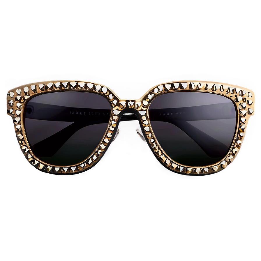 Studded Sunglasses Luxury Png Pnl80