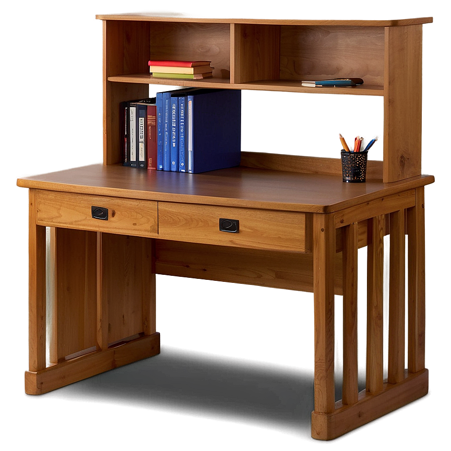 Student Desk With Hutch Png 31