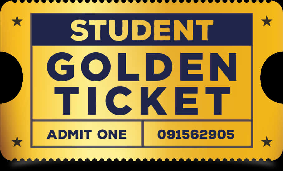 Student Golden Ticket Admission Pass