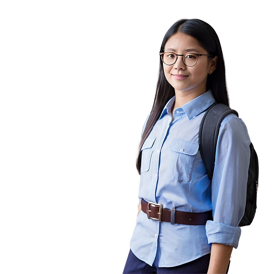 Student In Uniform Png 49