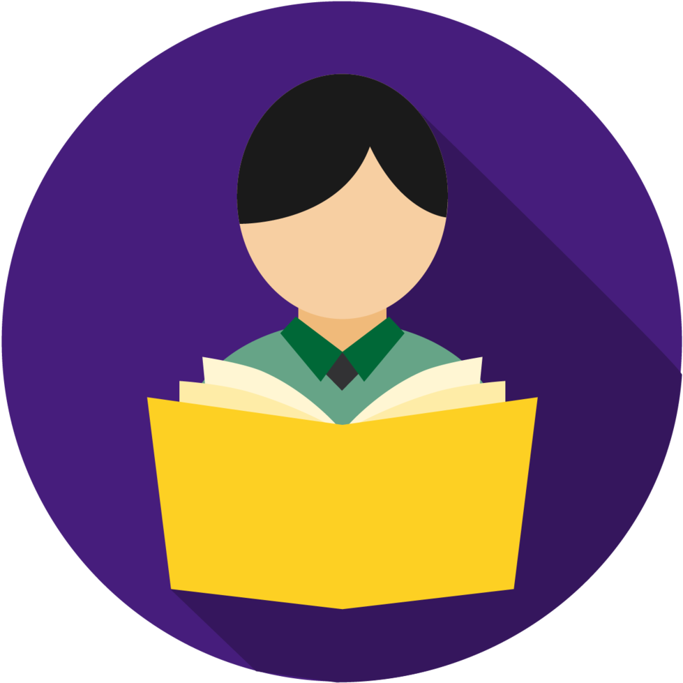 Student Reading Book Icon