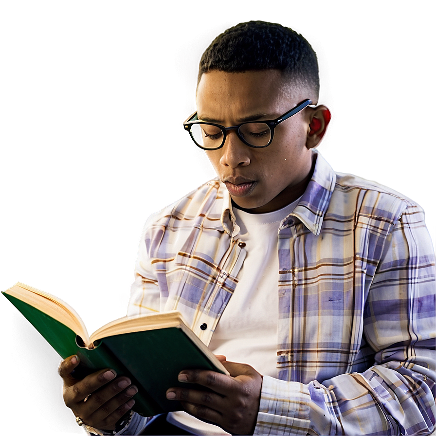 Student Reading Book Png 91