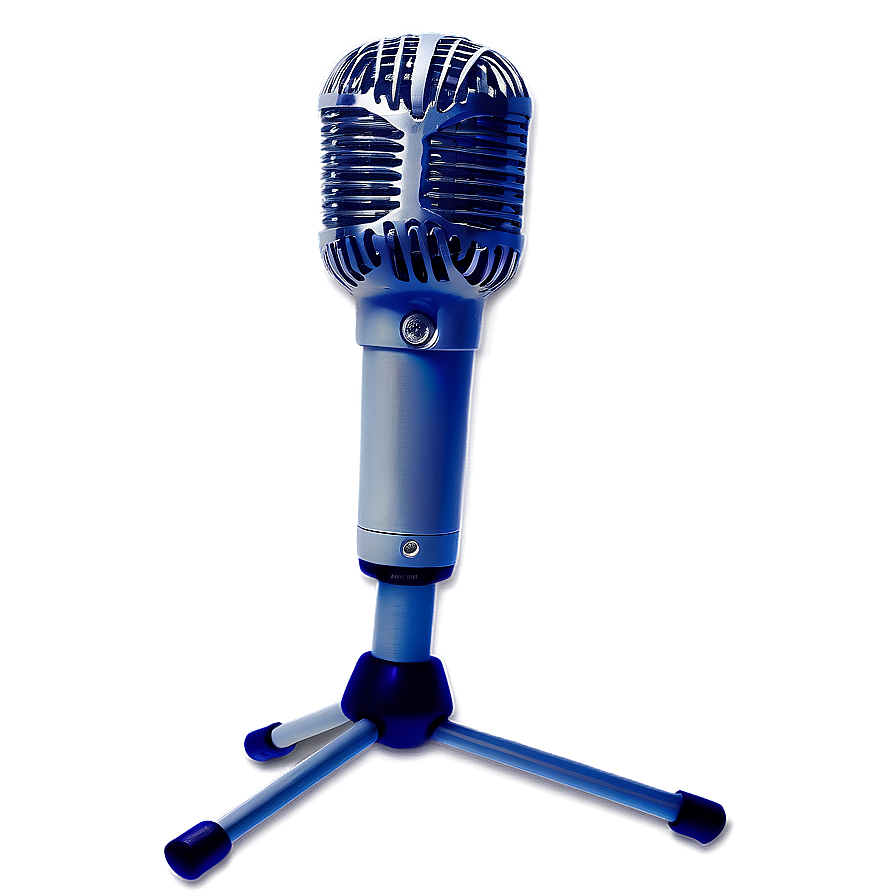 Studio Microphone On Stand Png 27