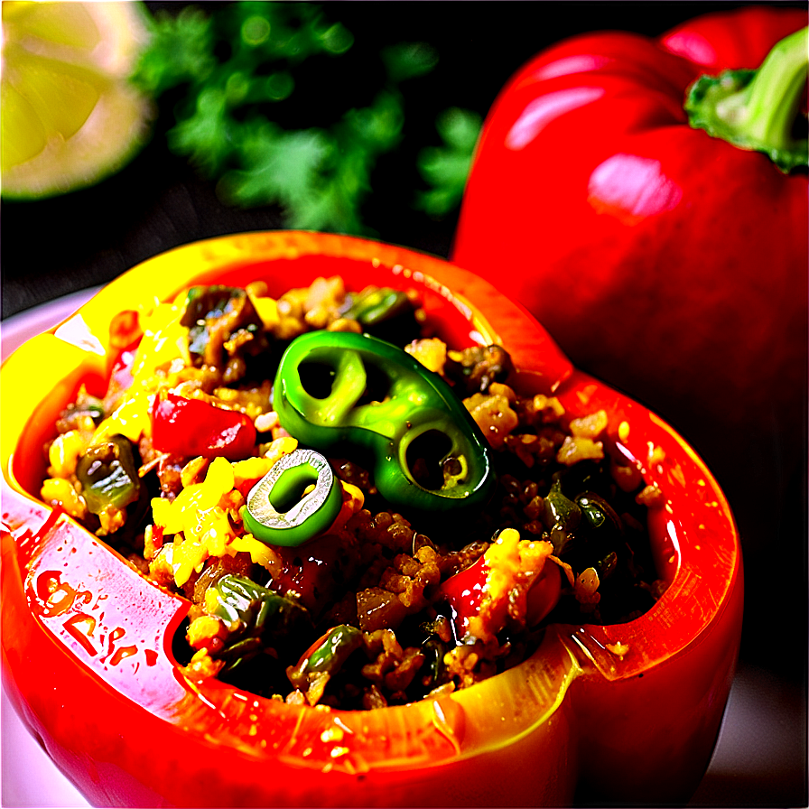 Stuffed Bell Peppers With Curry Png Rxc