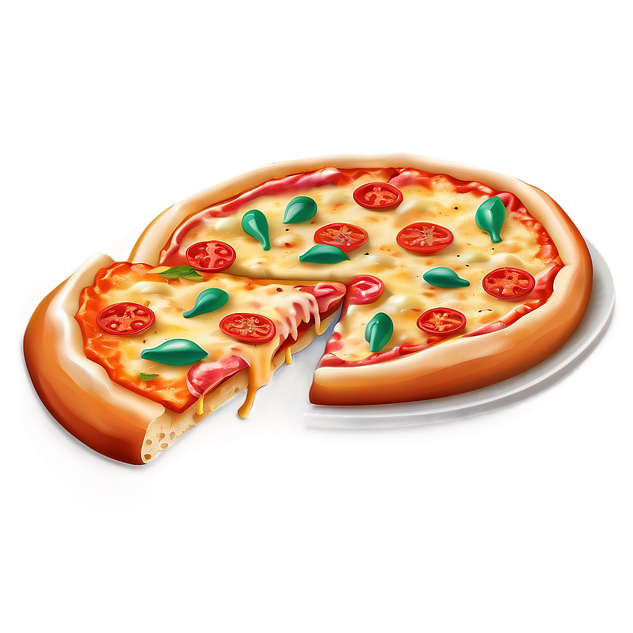 Stuffed Crust Pizza Vector Png 06262024