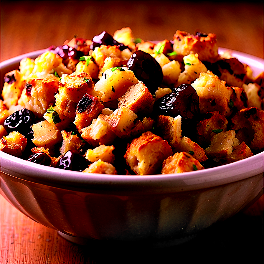 Stuffing With Dried Cherries Png Rkd59