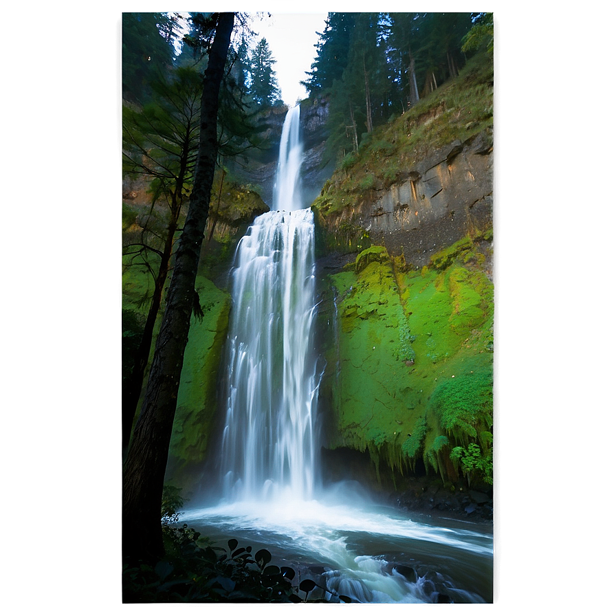 Stunning Multnomah Falls Png Xfn8