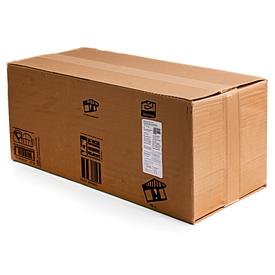 Sturdy Shipping Cardboard Box Png 99