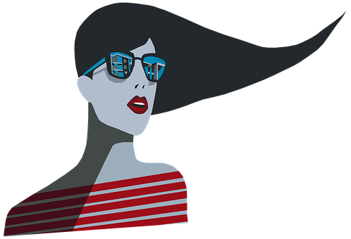 Stylish Abstract Woman Illustration