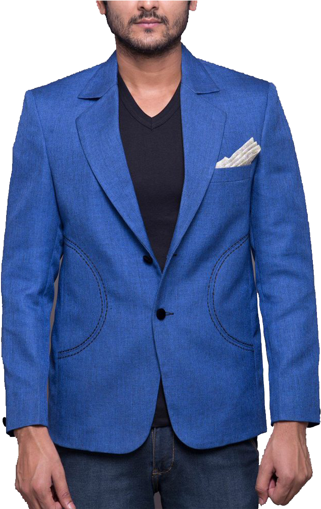 Stylish Blue Blazer Mens Fashion